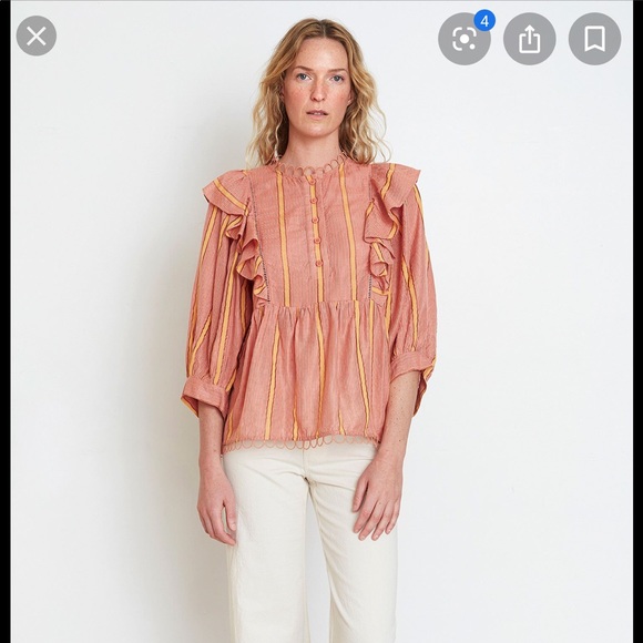 Apiece Apart Tops - Apiece Apart ‘Likhi’ Cotton Blouse